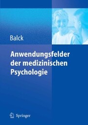 Anwendungsfelder der medizinischen Psychologie - Cover