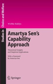 Amartya Sen's Capability Approach - Cover