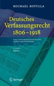 Deutsches Verfassungsrecht 1806 - 1918