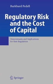 Regulatory Risk and the Cost of Capital - Cover