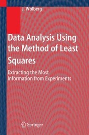 Data Analysis Using the Method of Least Squares - Cover