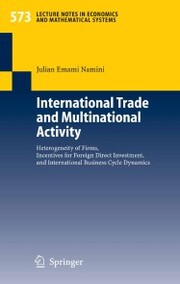 International Trade and Multinational Activity - Cover