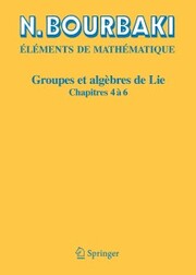Groupes et algèbres de Lie - Cover