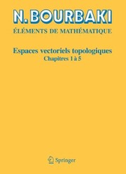 Espaces vectoriels topologiques
