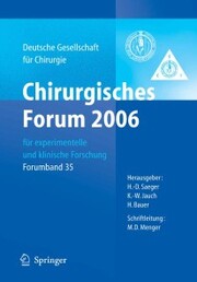 Chirurgisches Forum 2006 für experimentelle und klinische Forschung - Cover
