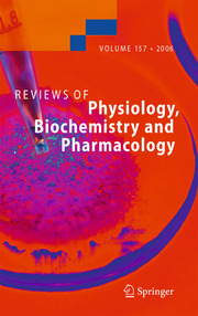 Reviews of Physiology, Biochemistry and Pharmacology 157 - Cover
