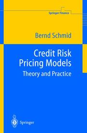 Credit Risk Pricing Models - Cover