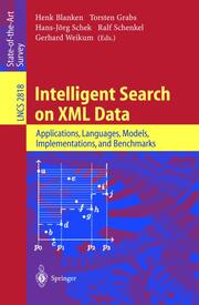 Intelligent Search on XML Data - Cover