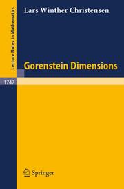 Gorenstein Dimensions