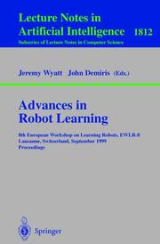 Advances in Robot Learning