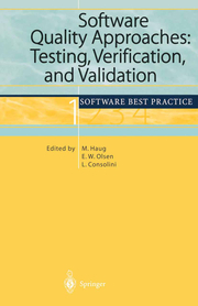 Software Quality Approaches: Testing, Verification and Validation - Cover
