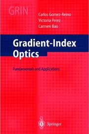 Gradient Index Optics - Cover