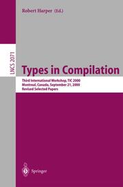 Types in Compilation