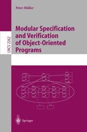 Modular Specification and Verification of Object-Oriented Programs