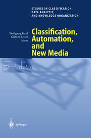 Classification, Automation, and New Media - Cover