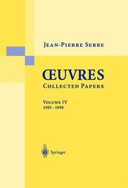 Oeuvres - Collected Papers 4
