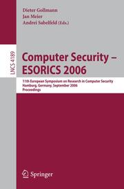 Computer Security - ESORICS 2006