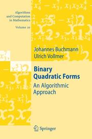 Binary Quadratic Forms - Cover