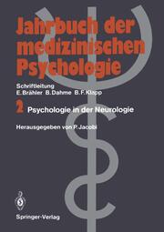 Psychologie in der Neurologie - Cover