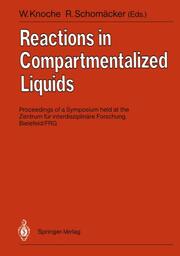 Reactions in Compartmentalized Liquids - Cover