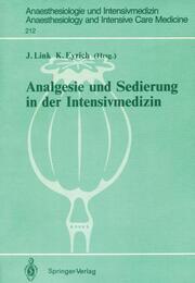 Analgesie und Sedierung in der Intensivmedizin - Cover