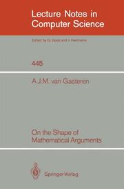 On the Shape of Mathematical Arguments
