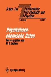 Taschenbuch für Chemiker und Physiker 1