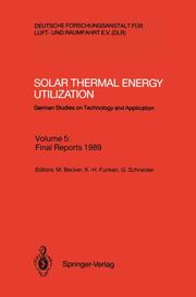 Solar Thermal Energy Utilization - Cover