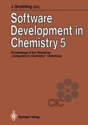 Software Development in Chemistry 5 - Cover