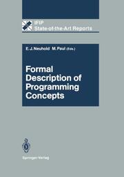 Formal Description of Programming Concepts - Cover