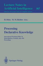 Processing Declarative Knowledge