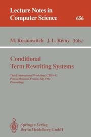 Conditional Term Rewriting Systems
