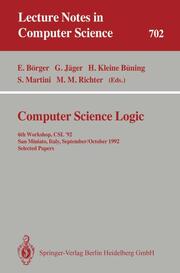 Computer Science Logic - Cover