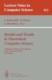 Results and Trends in Theoretical Computer Science