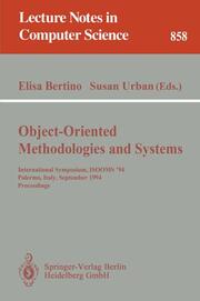 Object-Oriented Methodologies and Systems