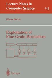 Exploitation of Fine-Grain Parallelism