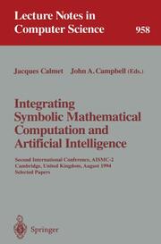 Integrating Symbolic Mathematical Computation and Artificial Intelligence