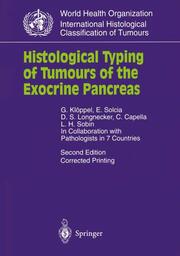 Histological Typing of Tumours of the Exocrine Pancreas