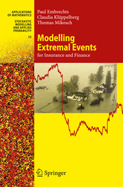 Modelling Extremal Events for Insurance and Finance - Cover