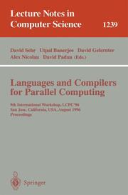 Languages and Compilers for Parallel Computing - Cover