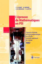L'epreuve de Mathematiques en PSI