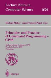 Principles and Practice of Constraint Programming - CP98
