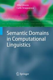 Semantic Domains in Computational Linguistics - Cover