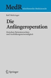 Die Anfängeroperation - Cover