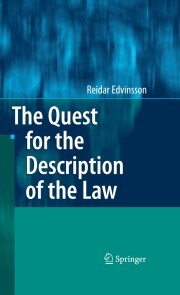 The Quest for the Description of the Law - Cover