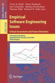 Empirical Software Engineering Issues.Critical Assessment and Future Directions