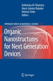 New Organic Nanostructures for Next Generation Devices - Cover