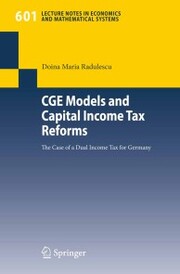CGE Models and Capital Income Tax Reforms - Cover