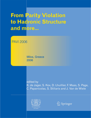 From Parity Violation to Hadronic Structure and more - Cover