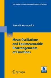 Mean Oscillations and Equimeasurable Rearrangements of Functions